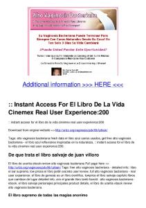 :: Instant Access For El Libro De La Vida Cinemex Real User ...