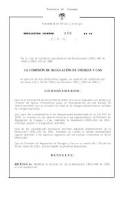 2 0 0 - CREG Comisión de Regulación de Energía y Gas