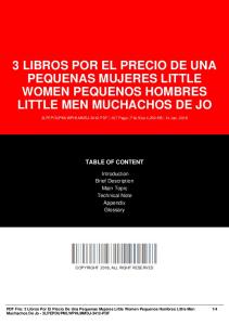 3 libros por el precio de una pequenas mujeres little ...  AWS