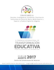 agosto 2017 - Consejo de Transformación Educativa