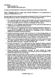 Antecedentes: Recurso de alzada 1/10 Expde. Gubernativo 3/08 ...