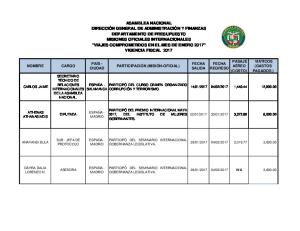 asamblea nacional dirección general de administración y finanzas ...