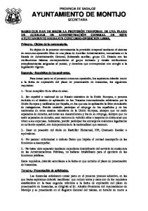 auxiliar administrativo - Ayuntamiento de Montijo