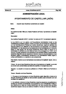 ayuntamiento de castellar (jaén) - BOP Jaen