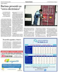 Bactssa presentó su “cerco electrónico”