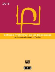 Balance Preliminar de las Economías de América Latina y el Caribe