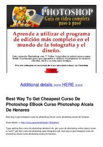 Best Way To Get Cheapest Curso De Photoshop