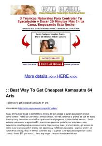 Best Way To Get Cheapest Kamasutra 64 Arts