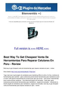 Best Way To Get Cheapest Venta De Herramientas