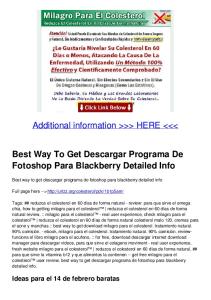 Best Way To Get Descargar Programa De Fotoshop Para Blackberry