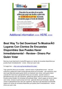 Best Way To Get Download Te MostrarÃ© Lugares