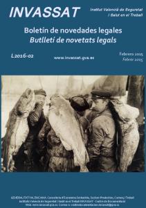 Boletín de novedades legales Butlletí de novetats legals - Invassat - Gva