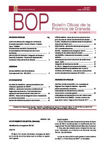 BOP 058 LUNES 27-03-2017.qxd - Diputación de Granada