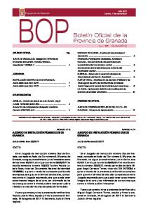 BOP 171 JUEVES 07-09-2017.qxd - Diputación de Granada