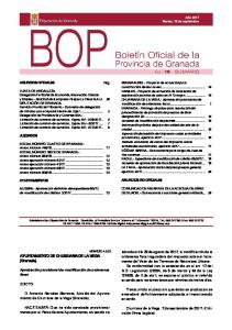 BOP 178, martes 19 de septiembre.qxd - Diputación de Granada
