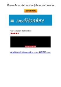 Buy Best Curso Amor De Hombre - User ...