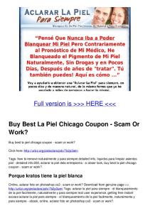 Buy Best La Piel Chicago Coupon - Scam Or Work?