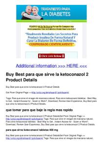 Buy Best para que sirve la ketoconazol 2 Product ...  AWS