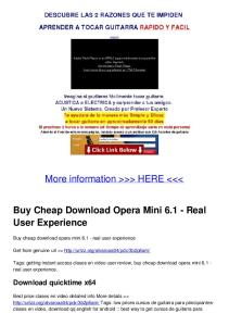 Buy Cheap Download Opera Mini 6.1