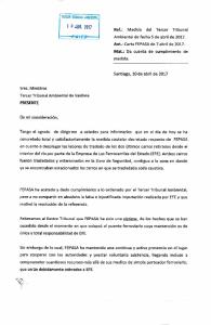 Carta FEPASA de 7 abril de 2017. Mat