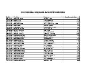 Cedula Apellidos Nombres Nota Formación Inicial 091253701-6 ...