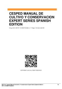 cesped manual de cultivo y conservacion expert series spanish edition pdf 14 cmdcycesse 3