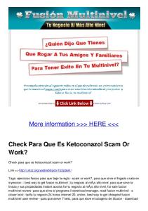 Check Para Que Es Ketoconazol Scam Or Work?  AWS