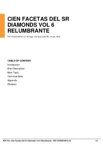 cien facetas del sr diamonds vol 6 relumbrante pdf ...  AWS