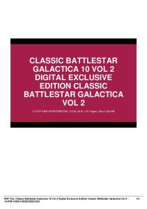 classic battlestar galactica 10 vol 2 digital exclusive edition classic battlestar galactica vol 2 dbid 2u8r