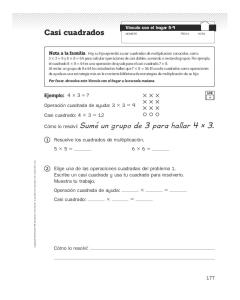 Cómo lo resolví: Sumé un grupo de 3 para hallar 4 × 3