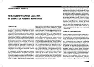 construyendo caminos colectivos en defensa de nuestros territorios