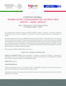 convocatoria - Instituto Mexicano de la Juventud