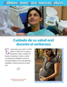 cuidado de su salud oral durante el embarazo - National Maternal and