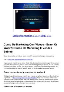 Curso De Marketing Con Videos - Scam Or Work? - Amazon Web ...