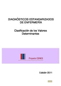 DIAGNÓSTICOS ESTANDARIZADOS DE ENFERMERÍA Clasificación ...