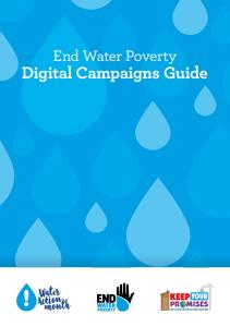 Digital Campaigns Guide - End Water Poverty