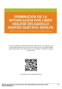 disminucion de la intoxicacion por libro inglese delgadillo santos gustavo adolfo dbid 12j8f