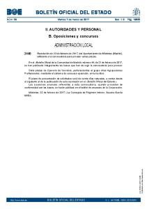 Disposición 2440 del BOE núm. 56 de 2017 - BOE.es