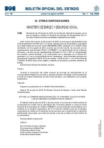 Disposición 7546 del BOE núm. 187 de 2016 - Sindicato Nacional de