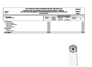 dnpp pagina : ley nº 28979 del credito suplementario del año