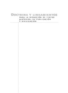 doctrina y lineamientos - Orden Jurídico Nacional