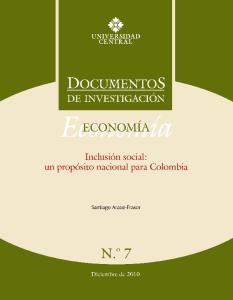 Documentos de investigación no. 7 - Universidad Central