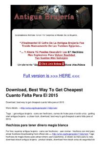 Download, Best Way To Get Cheapest Cuanto Falta