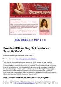 Download EBook Blog De Infecciones - Scam Or Work?