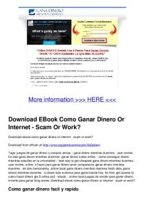 Download EBook Como Ganar Dinero Or Internet - Amazon Web ...