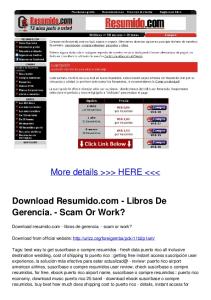 Download Resumido.com - Libros De Gerencia. - Scam Or Work?