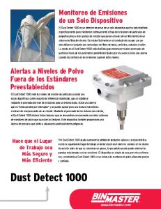 Dust Detect 1000 - BinMaster