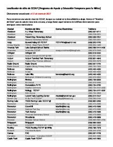 ECEAP Site  Locator   Español