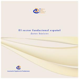 El sector fundacional español datos básicos - Asociación Española de ...