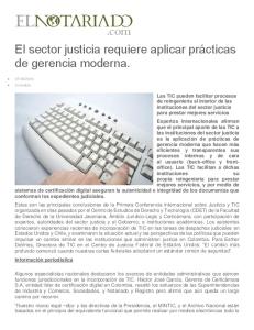 El sector justicia requiere aplicar prácticas de gerencia ... - Certicámara